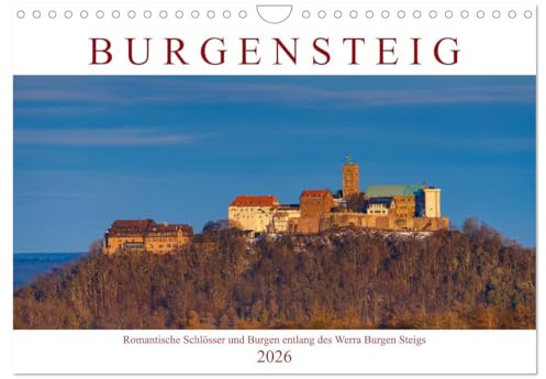Werra Burgen Steig (Wandkalender 2026 DIN A4 quer), CALVENDO Monatskalender