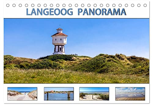 LANGEOOG PANORAMA (Tischkalender 2026 DIN A5 quer), CALVENDO Monatskalender: Inselmomente - Strand, Dünen und Meer (CALVENDO Orte)
