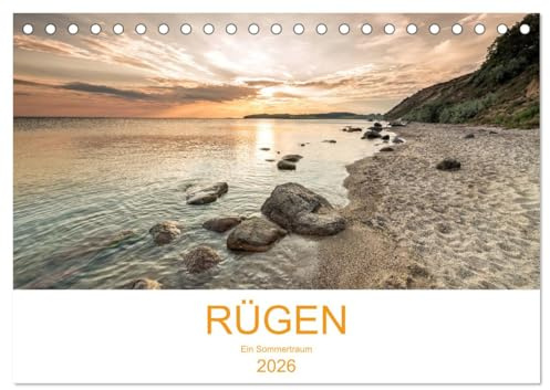 Rügen ein Sommertraum (Tischkalender 2026 DIN A5 quer), CALVENDO Monatskalender: Rügen eine Schatzkiste voller Entdeckungen (CALVENDO Orte)