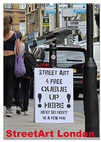 StreetArt London (Wandkalender 2026 DIN A2 hoch), CALVENDO Monatskalender: Das Beste der Londoner Street Art (CALVENDO Kunst)
