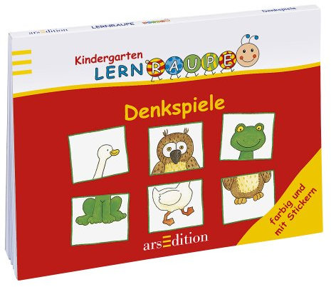 Kindergarten-Lernraupe: Denkspiele