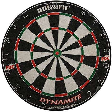 Unicorn Dynamite Dart Board Staple Free Bullseye Round Wire