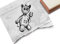 Stempel Motivstempel Teufel, Voodoo-Puppe - Kinderstempel Halloween Geschenk für Kinder Basteln Kunst Fasching Monster Party-Deko- zAcheR-fineT