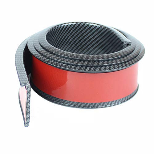 Universal Auto Kotflügel Verbreiterung,MoreChioce 1,5m Kotflügelverbreiterung Auto Radlauf Radlaufleiste Radabdeckung Auto Rad Schutz Dekoration Kohlefaser 5.5cm Breite