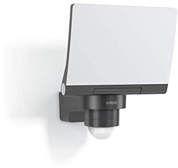 Steinel LED Strahler XLED PRO 240 S Anthrazit, 19,3 W Flutlicht, 240° Bewegungsmelder, 3000K warmweiß