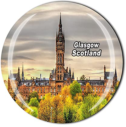 Glasgow Schottland Kühlschrankmagnet für Kühlschrank, Souvenir, Geschenk, Kristall-Magnet-Sticker-Kollektion