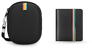 Yinke Tasche Case mit Fotoalbum für Polaroid Go 9035/9071/9070 Instant Camera, Harte Schutzhülle Kinderkamera Reisetasche Hülle - Weihnachten Neujahr Geburtstag Festival Spielzeug Geschenk