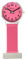Ravel - Vibrant Silicone Nurses Watch - Analogue Quartz - R1107.5 - Vibrant Rose Pink