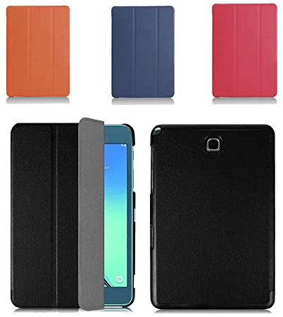 Custodia per tablet Samsung Galaxy Tab A 9,7 SM-T550/T555/P550/P555 – Business Light Luxury Premium Smart Slim Tri-fold Stand PU Leather Cover con Auto Sleep/Wake