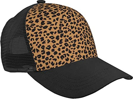 Baseballmütze mit Leopardenmuster, Papa-Hut, Trucker-Mütze, Damen, Herren, Snapback, verstellbar, modisch, trendig, Hip-Hop-Hut, niedriges Profil