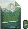 KingCamp Reisedecke Ultraleicht, Decke Wasserabweisend Kompakt,Outdoor Campingdecke Warme,kleines packmaß für Camping Büro Outdoor, (Gipfelgrün,200x145cm)