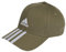 adidas Unisex 3-Stripes Cotton Twill Baseball Cap, Olive Strata/White, Einheitsgröße