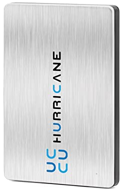 HURRICANE MD25U3 Externe Festplatte 1TB 2,5 USB 3.0 für PC Laptop PS4 PS5 Xbox kompatibel mit Windows Mac Linux - Silber