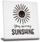You are My Sunshine Geschenke für Frauen, inspirierendes Schild, Schreibtischdekoration, Geschenke für Kollegen, Cheer, Freund, Schwester, Bestie, Gute Besserung, Geschenke für beste Freundin,