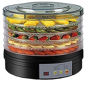 Déshydrateur alimentaire, 5 plateaux de déshydrateur de bœuf séché, contrôle de température réglable, pour viande, fruits, bœuf, herbes séchées, friandises pour chiens
