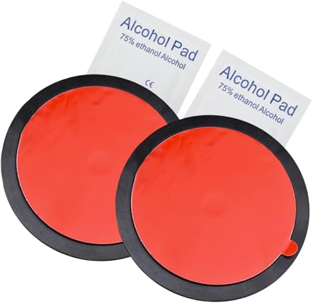 Epronic Disques de Montage pour Tableau de Bord Voiture pour Ventouse de Téléphone, GPS, Autoradio Portable, Dashcam Disque Adhésif 80mm*2 Pcs