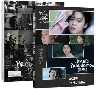 KPOP BTS-Mitglied Jimin neues Album ProducCTIONDIARY Album Idol Star Fotoalbum (37A249-JIMIN)