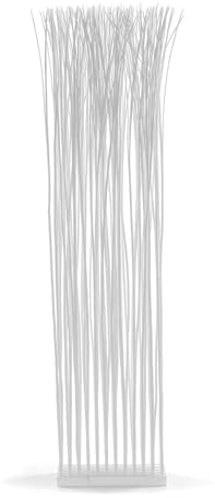 DESIGN DELIGHTS RAUMTEILER Slim | Weidenholz, 170x40cm | Zweige Paravent, Raumtrenner, Stellwand, Trennwand, Ankleide Sichtschutz, Äste Trennschutz | Farbe: weiß