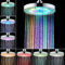 JINYOMFLY Regendusche Duschkopf LED, 6 Zoll Regendusche mit LED, Regendusche LED Duschkopf mit Farbwechsel, Kopfbrause Duschkopf mit Licht, 7 Farben Wechseln Automatisch