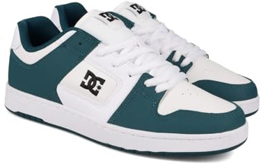 DC Shoes Manteca - Leather Shoes for Men - Lederschuhe - Männer - 46.5 - Weiss