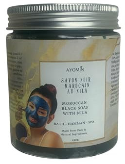 Schwarze Seife aus Marokko bis Nila, 100 % natürliches Peeling – intensives Peeling