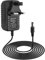 teasteam 12V 2A Power Supply UK 6.6FT Cord 100-240V AC to DC 12V Adapter 50/60hz Adapter Transformer with 5.5mm x 2.5mm Jack for Led Strips Lights Audio/Video LCD Wireless Router Security CCTV Camera