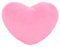 1 x rosa Herz-Dekokissen, herzförmiges Kissen für Sofa und Bett, süßes Valentinstagsgeschenk für Mädchen, Heimdekoration