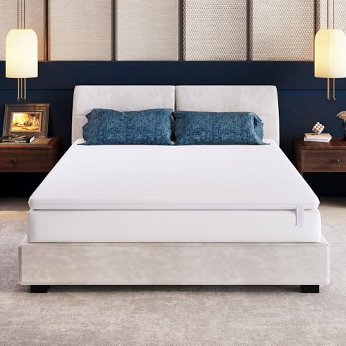 EGOHOME Topper 90x200cm Memory Foam Matratzentopper 8cm Höhe, H2 Öko-TEX® Zertifiziert Hochwertige Matratzenauflage, Atmungsaktiv 3D-Netz Bezug, Matratzen Topper 90x200 für Boxspringbett