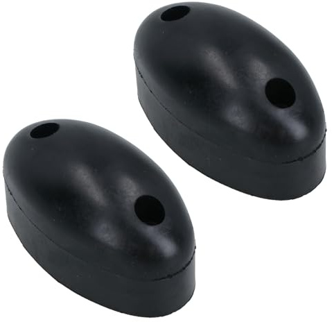 38mm Oval Rubber Buffer Bumper Pad Stop for Truck Trailers Horsebox 2pc