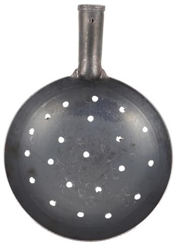 Yardenfun Cucharón Metálico de 23 Cm para Limpieza de Desagües Pluviales, Pala Multiusos Agrícola para Retirar Lodo y Estiércol en Canaletas y Estanques, Herramienta Resistente
