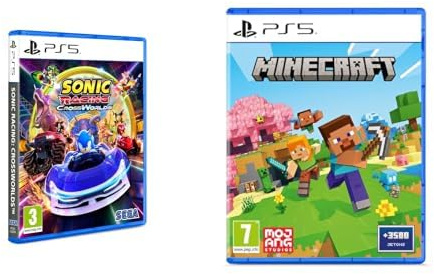 Sonic Racing: CrossWorlds (PlayStation 5 ) + Minecraft - PS5