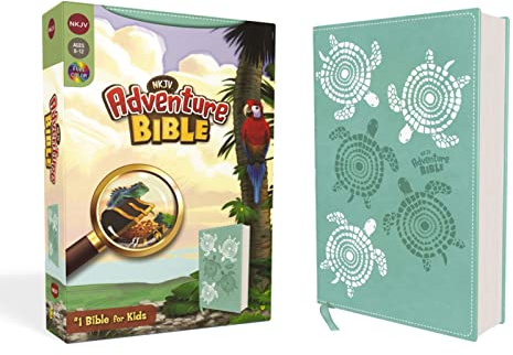 NKJV, Adventure Bible, Leathersoft, Teal, Full Color