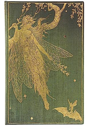 Olive Fairy (Lang’s Fairy Books) Maxi Dot-Grid Hardback Journal (Elastic Band Closure)