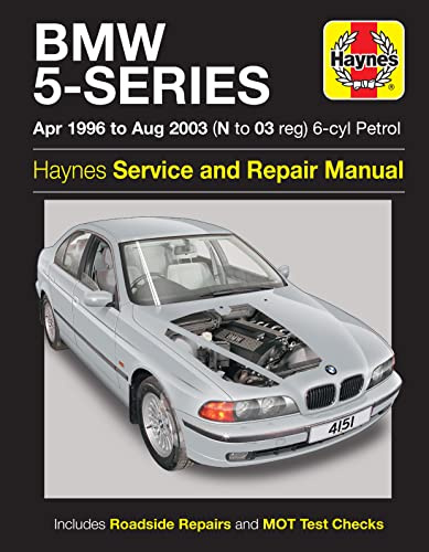 Haynes BMW 5-Series 6-cyl Petrol (April 96 - Aug 03) Repair Manual (Paperback)