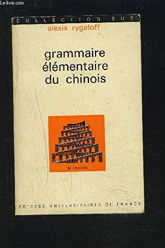 Grammaire élémentaire du chinois