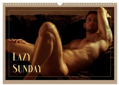 Lazy Sunday - Genieße hüllenlos die Ruhe (Wandkalender 2026 DIN A3 quer), CALVENDO Monatskalender: Sonntage, und ihre erotische Seite der Entspannung, auf der Couch (CALVENDO Erotik)