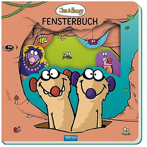 Trötsch Jan und Henry Fensterbuch: Entdeckerbuch Beschäftigungsbuch Spielbuch (Jan & Henry)