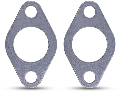 Haishine 2 Stück Auspuffdichtung für Honda GX270 GX390 GX240 18333-ZE3-800 | Schalldämpferdichtung für Honda GX270 GX390 GX340 GX240 190F 5,5–6,5 KW 18333-ZK6-Y00 für Generator Rasenmäher Wasserpumpe