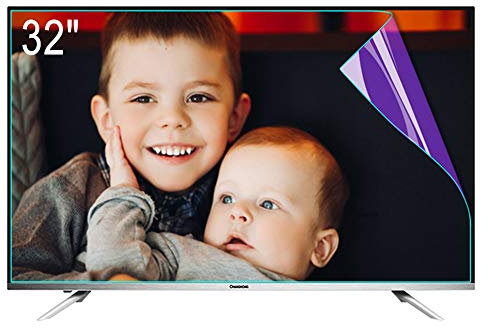ZSLD - Pellicola protettiva per schermo TV da 32 a 80 pollici, filtro anti luce blu e antiriflesso, per alleviare l'affaticamento degli occhi, per LCD LED OLED QLED HDTV, 32, 695 x 390 mm