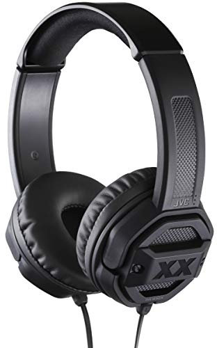 JVC HAS50X XX On-Ear Headphones with Powerful Bass, Dual Exteme Bass Ports, 40mm Driver Unit