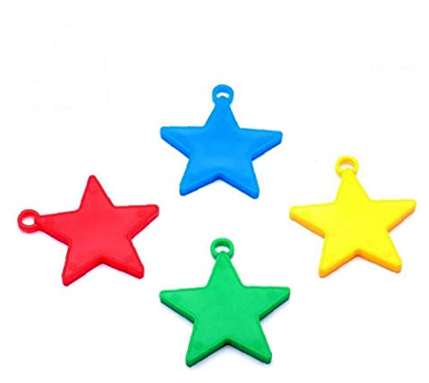 TOSSPER 10pcs Globo Colgante Bloque Hoja Hincha Fijo La Caída De Peso Gadgets para Festival De Fiesta De La Boda Decoración De Estilo Azar