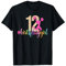 12. Geburtstag Mädchen Cheerleader Regenbogen Cheerleading T-Shirt
