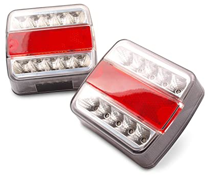 LED Rückleuchten Set mit und ohne Kennzeichenbeleuchtung E-Zulassung E4 PKW Anhänger Rücklicht Trailer