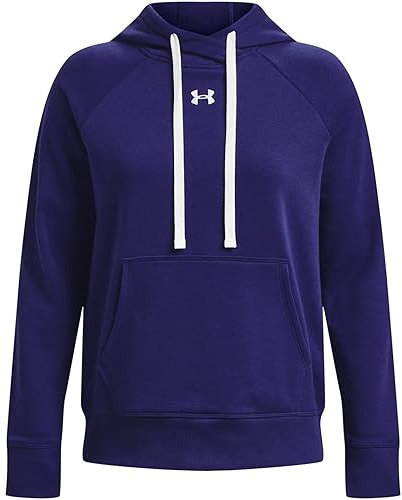 Under Armour Women's Rival Fleece Pull-Over Hoodie Tops, Sonar Blue, M