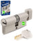 GERCAR Pro Schließanlage DIY MIX Knaufzylinder 30/30 Schließzylinder gleichschließend nach wunsch kombinierbar - Zylinderschloss 60 mm - A:30 B:30 - selbst zusammenstellen mit einem Schlüssel