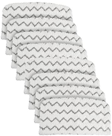 8 Pack Steam Mop Replacement Pads Compatible with Shark S1000 S1000A S1000C S1000WM S1001C, Washable Replacement Steamer Mop Pads