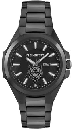 Plein Sport Herren Uhr Analog Quarz TIGERMASTER PS7BA0924 Edelstahl