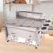 Gas Fritteuse 10L+10L, Kommerzielle Fritteuse mit Frittierkorb und Deckel, Temperatur Einstellbar, Edelstahl Öl Friteuse für Brathähnchen Hähnchen und Pomm