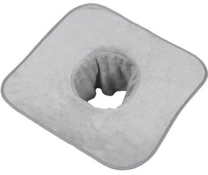 harayaa Salon Massage Tisch Handtuch Bett Kopf Vorhang Pad Saugfähigen Handtuch für Massage Bett, Hellgrau