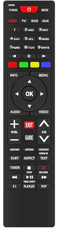 Ersatz-Fernbedienung, Fit for Gigablue Universal Remote DIGITAL Multimedia Receiver GB10352 GB10297 GB10353 UHD-GB/002 UHD-GB006 UHD-GB/006 X3 Quad 4K / UE/SE,UE 4K,Trio 4K,X1 X2 X3 V3